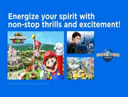 Universal Studios Japan 1 Day Pass + Super Nintendo World Timed Ticket
